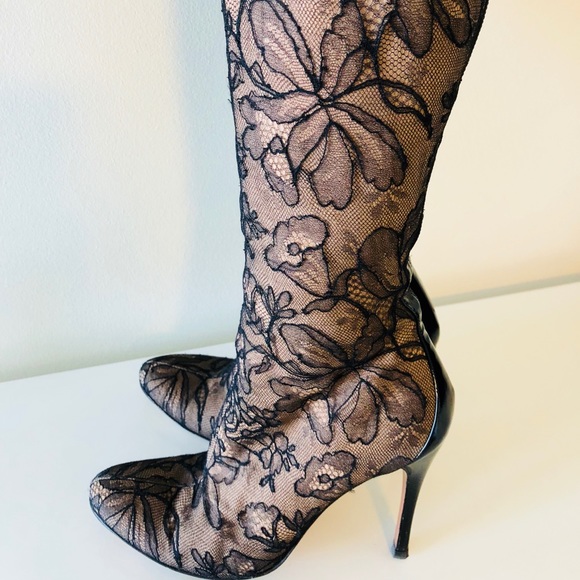 Azzedine Alaia Lace Boots - Picture 3 of 8